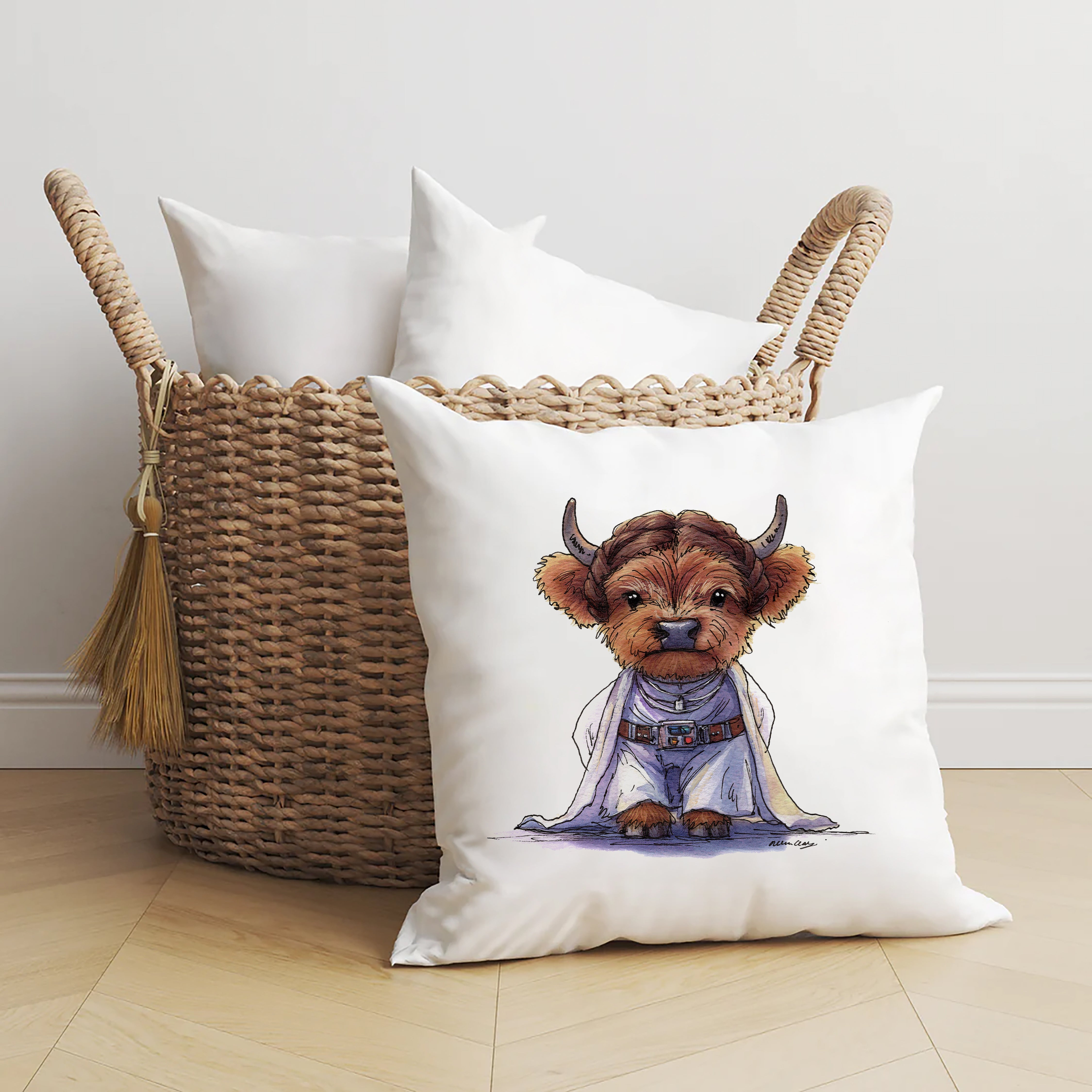 Princess Moo-ia of the Highlands Cushion
