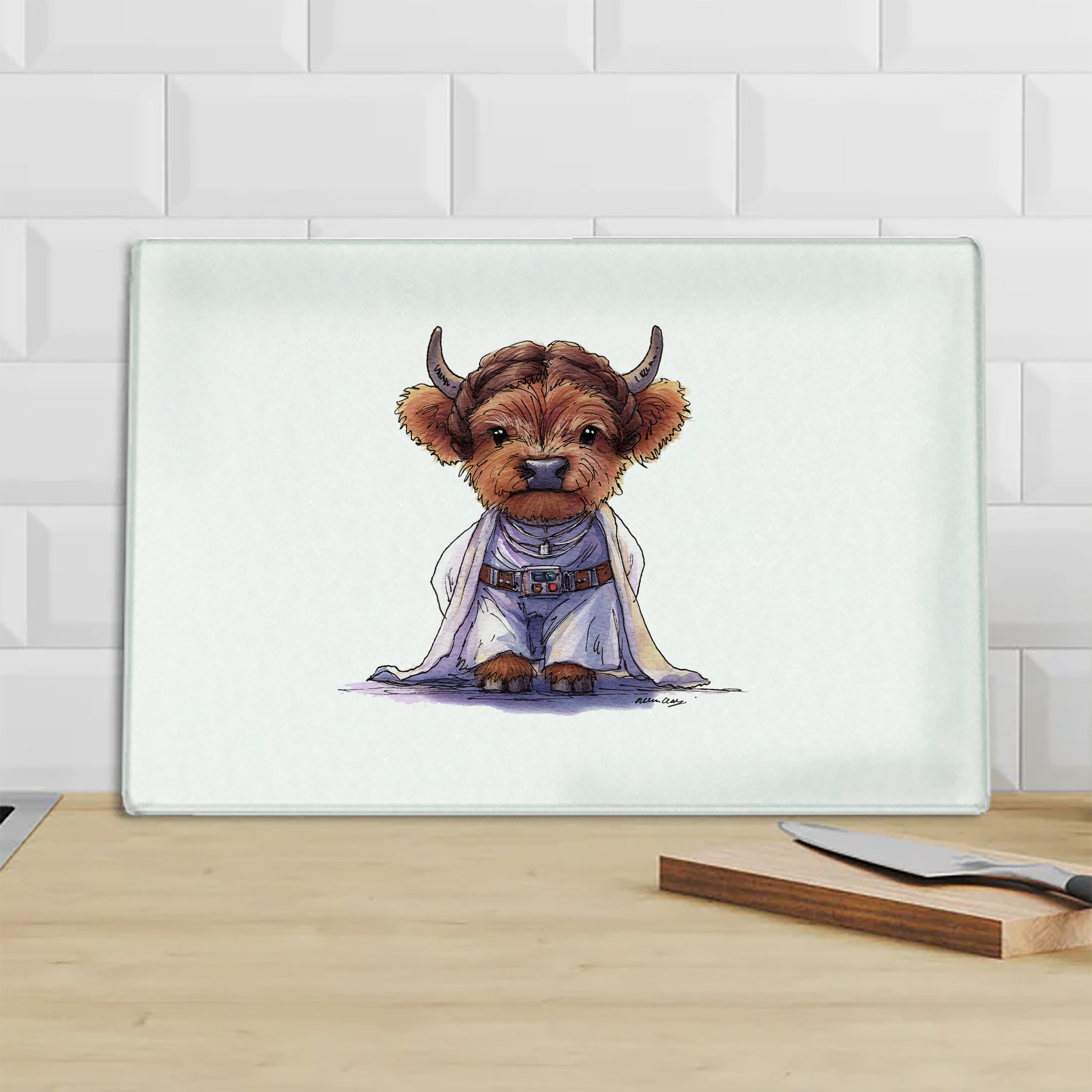 Princess Moo-ia of the Highlands Chopping Board