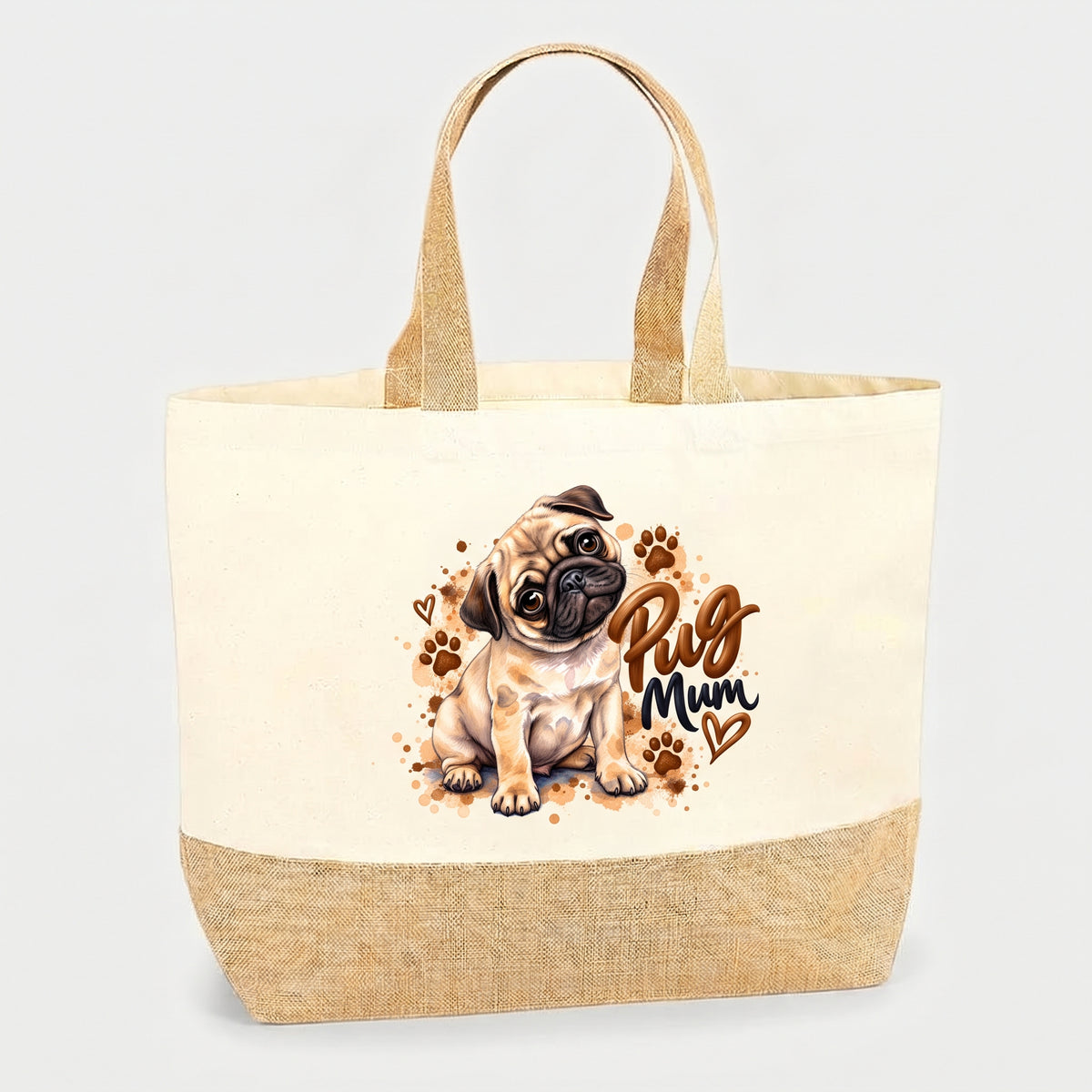 The Pug Mum Tote Bag