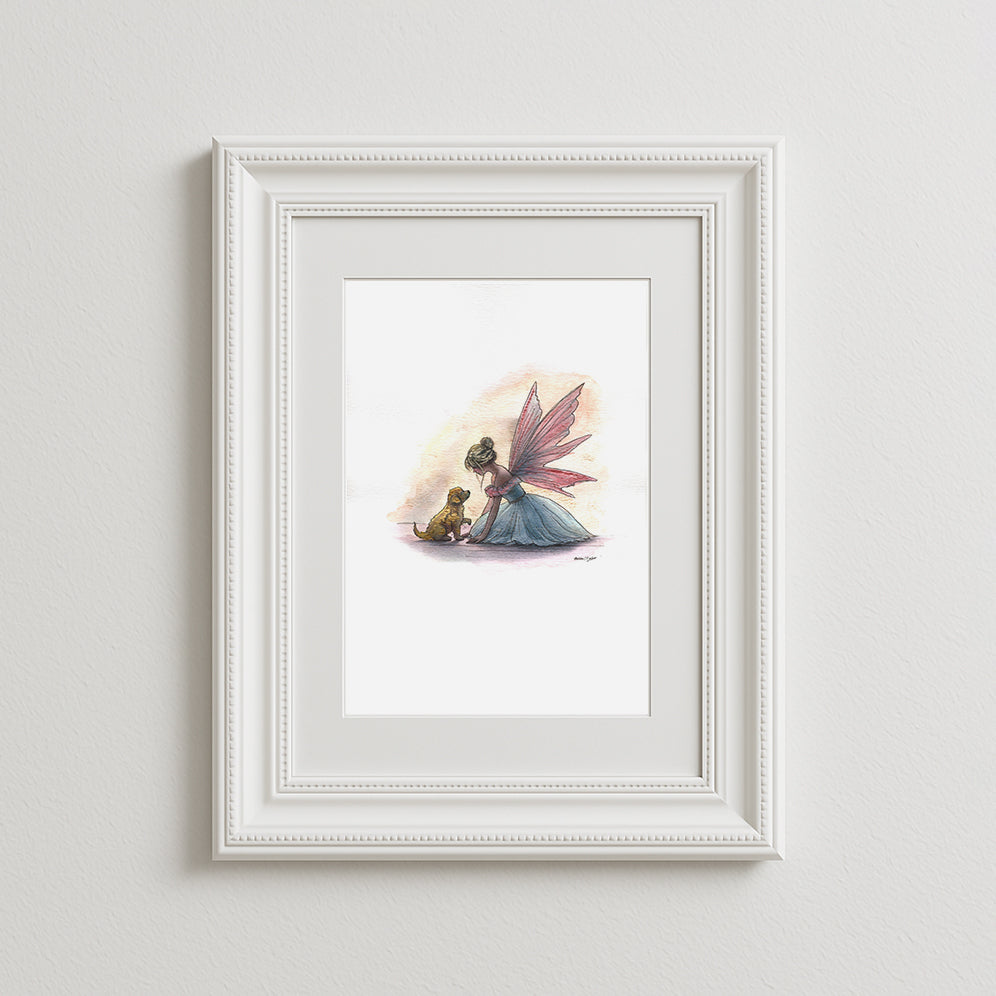 Puppy Dreams Art Print