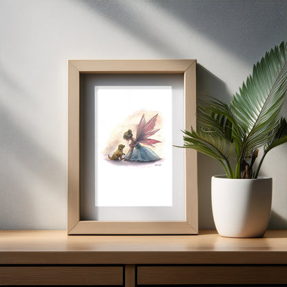 Puppy Dreams Art Print
