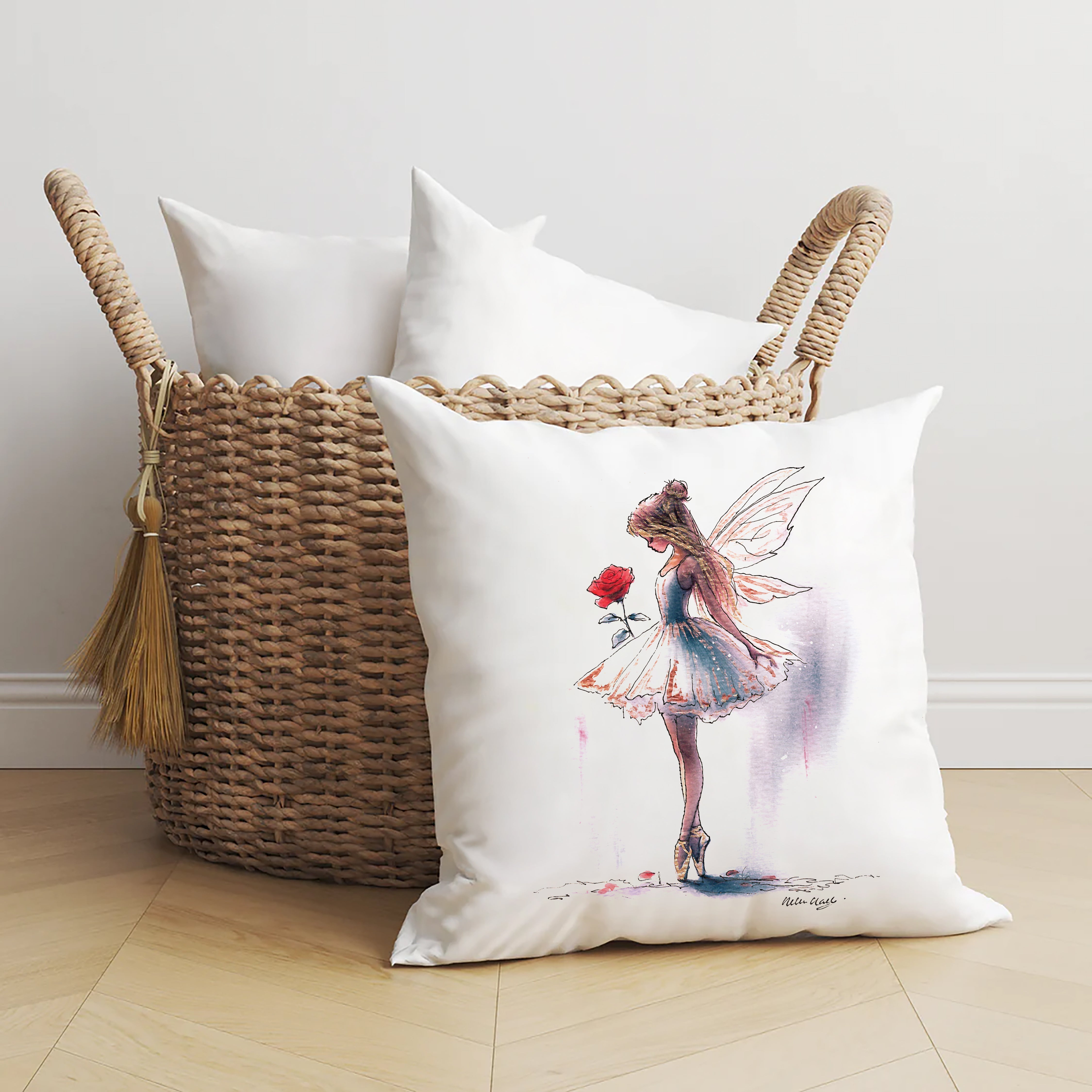 Rose Ballerina Cushion