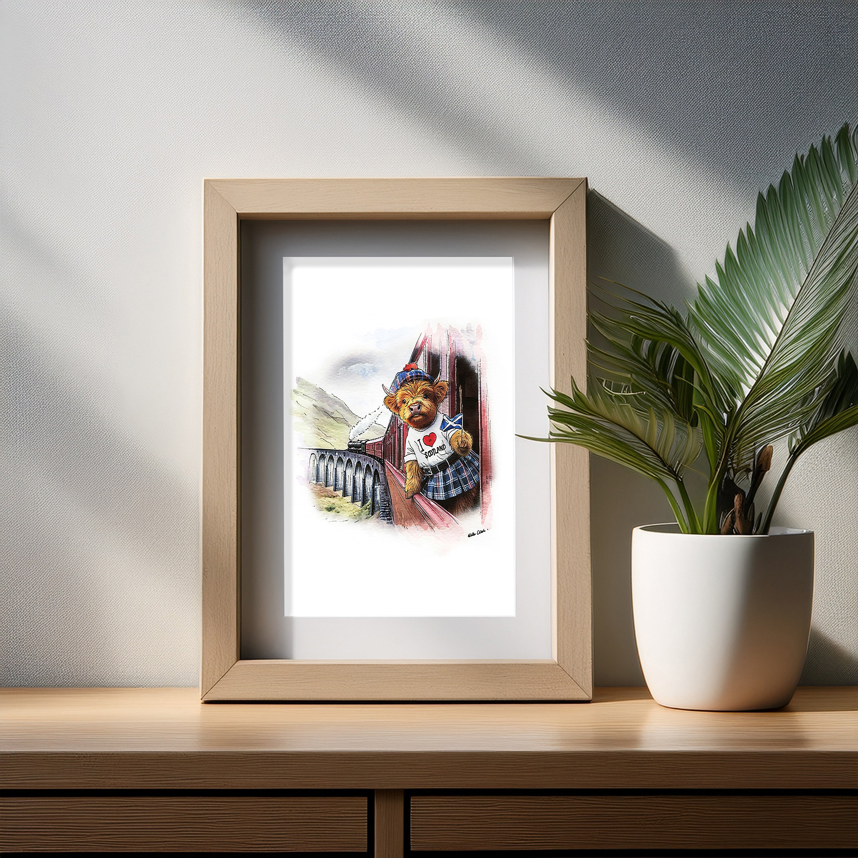 Riding The Jacobite Art Print