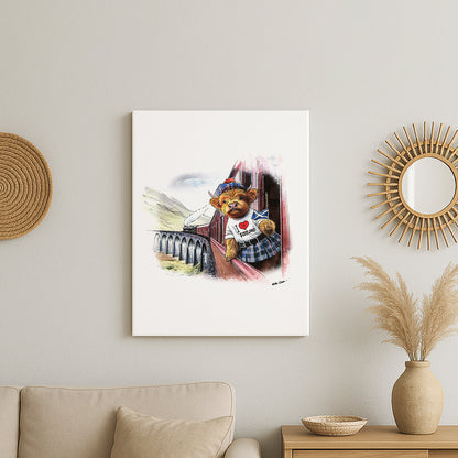 Riding The Jacobite Canvas
