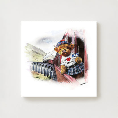 Riding The Jacobite Canvas