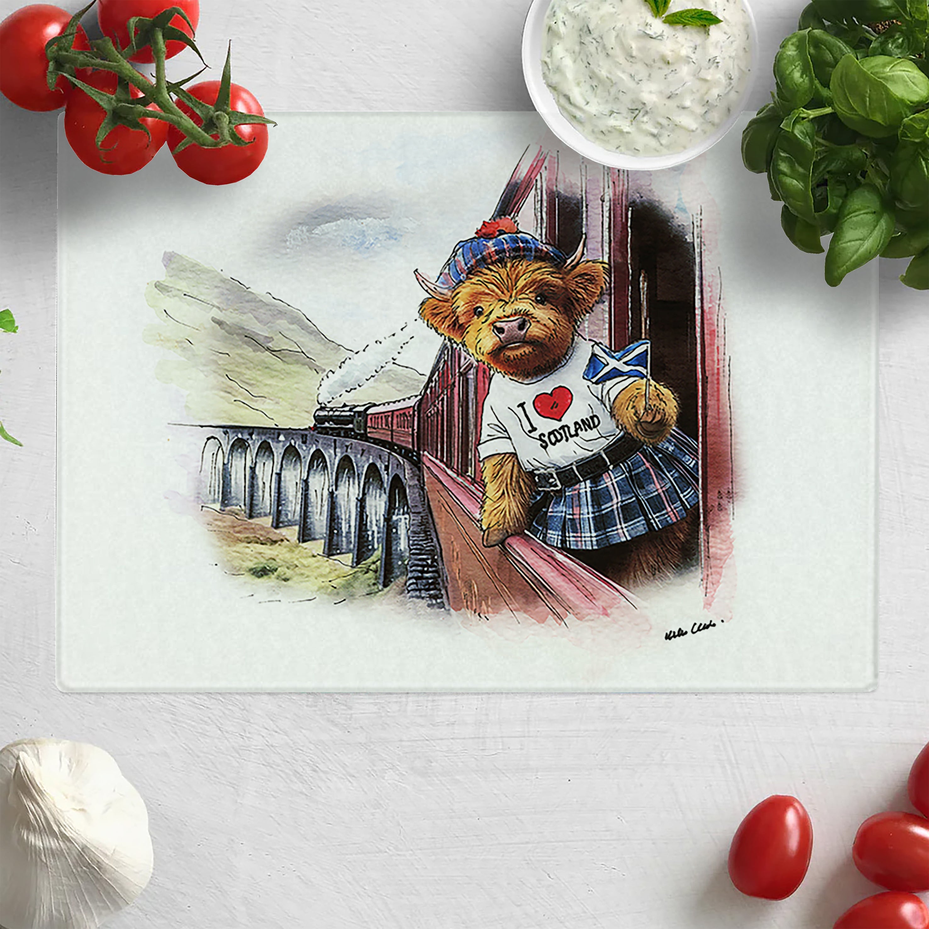 Riding The Jacobite Chopping Board
