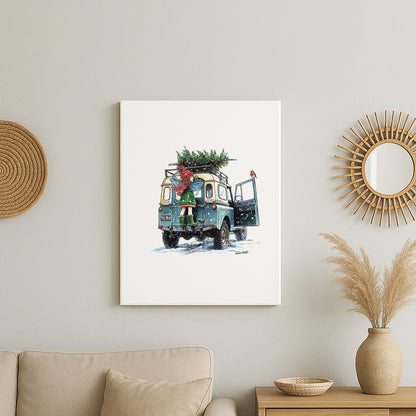 Robin’s Christmas Delivery Canvas