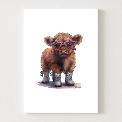 Rocket Moo Canvas