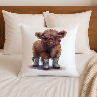 Rocket Moo Cushion