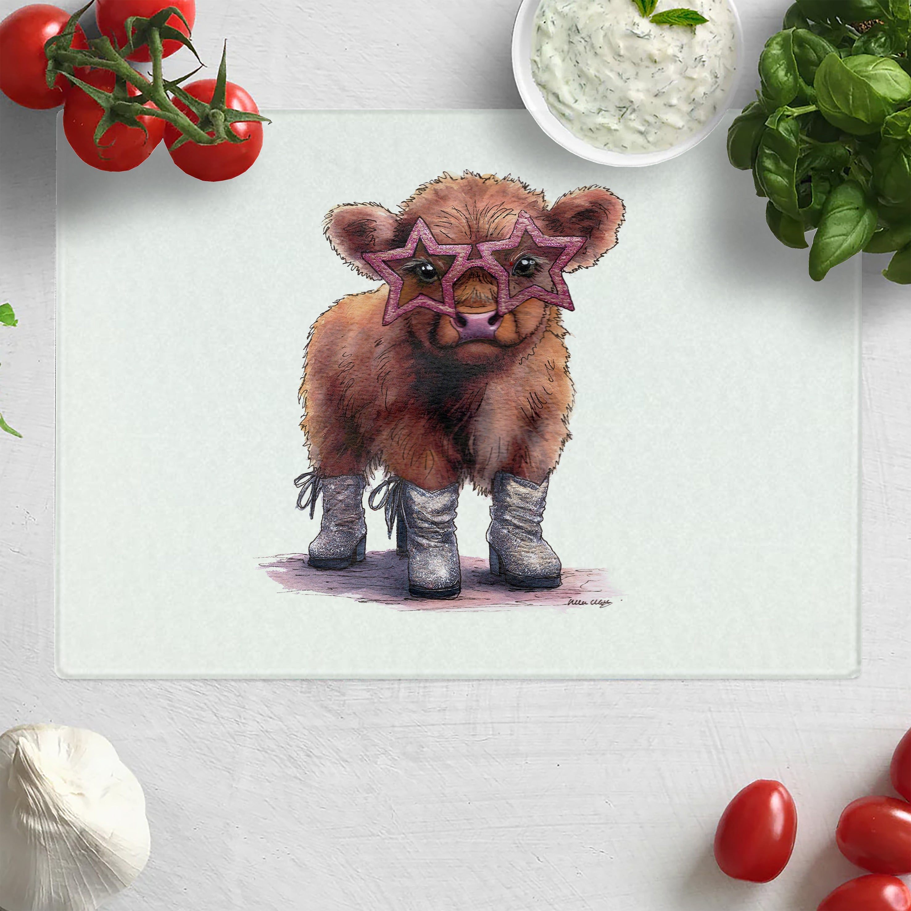 Rocket Moo Chopping Board