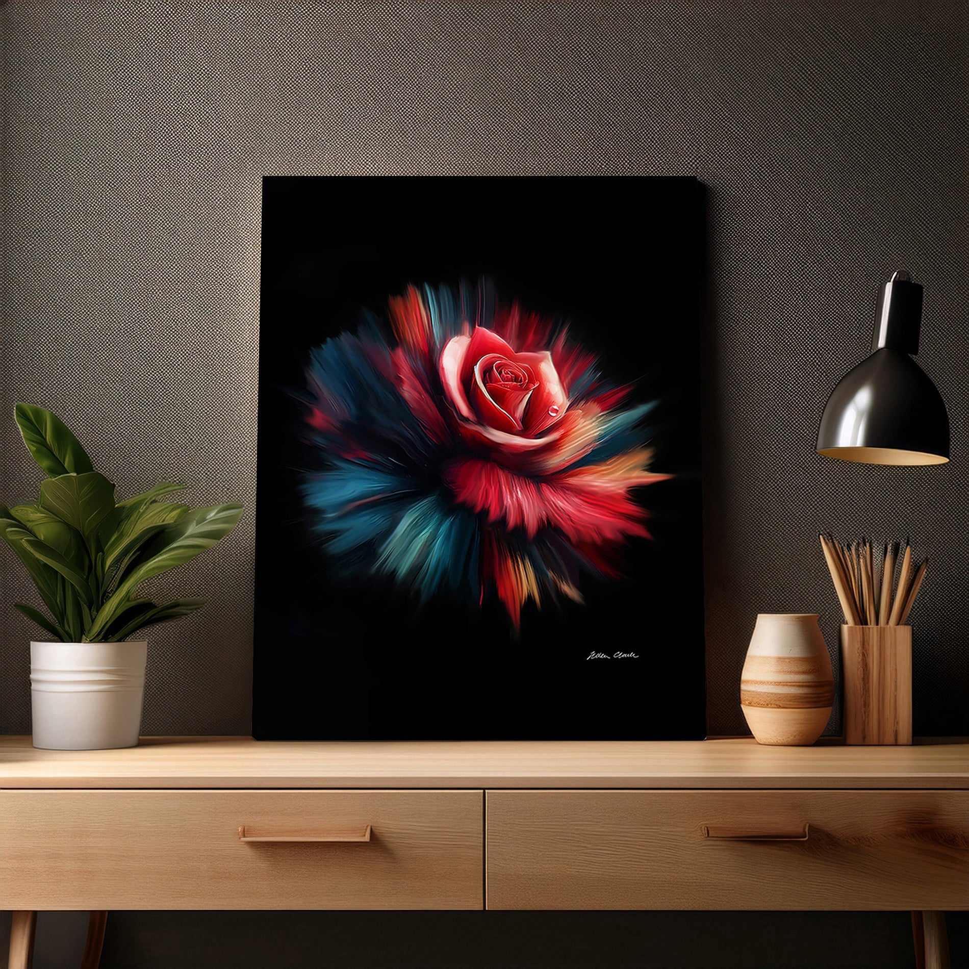 Roses are Red Canvas