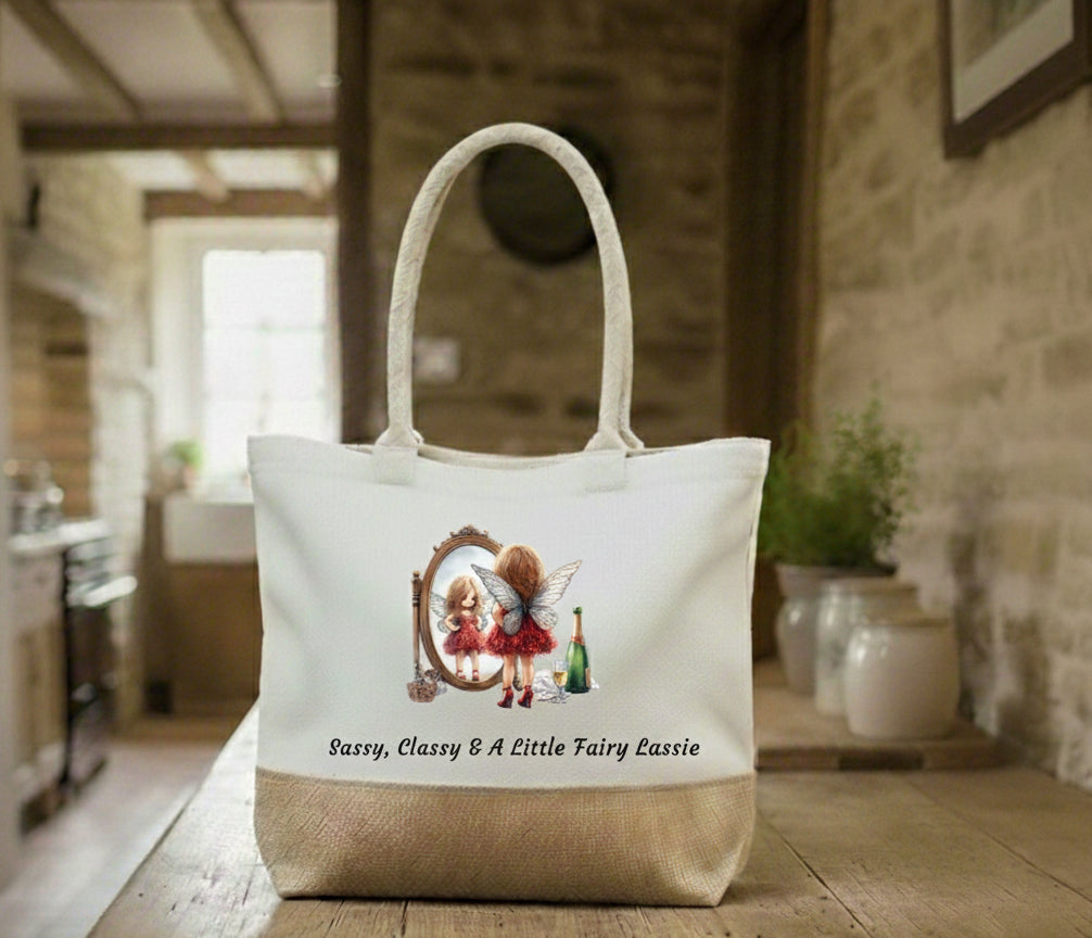 Sassy Classy & A Little Fairy Lassie Tote Bag
