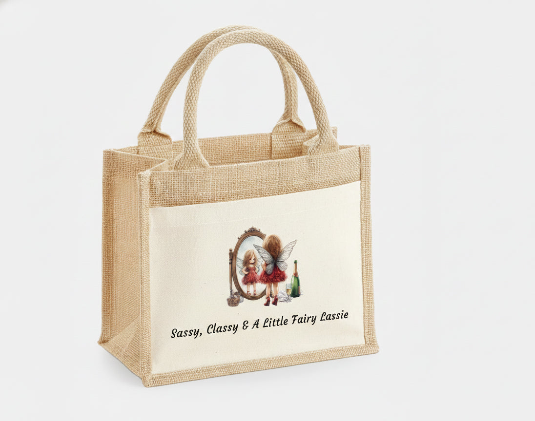 Sassy, classy & a little fairy lassie Small Tote Bag