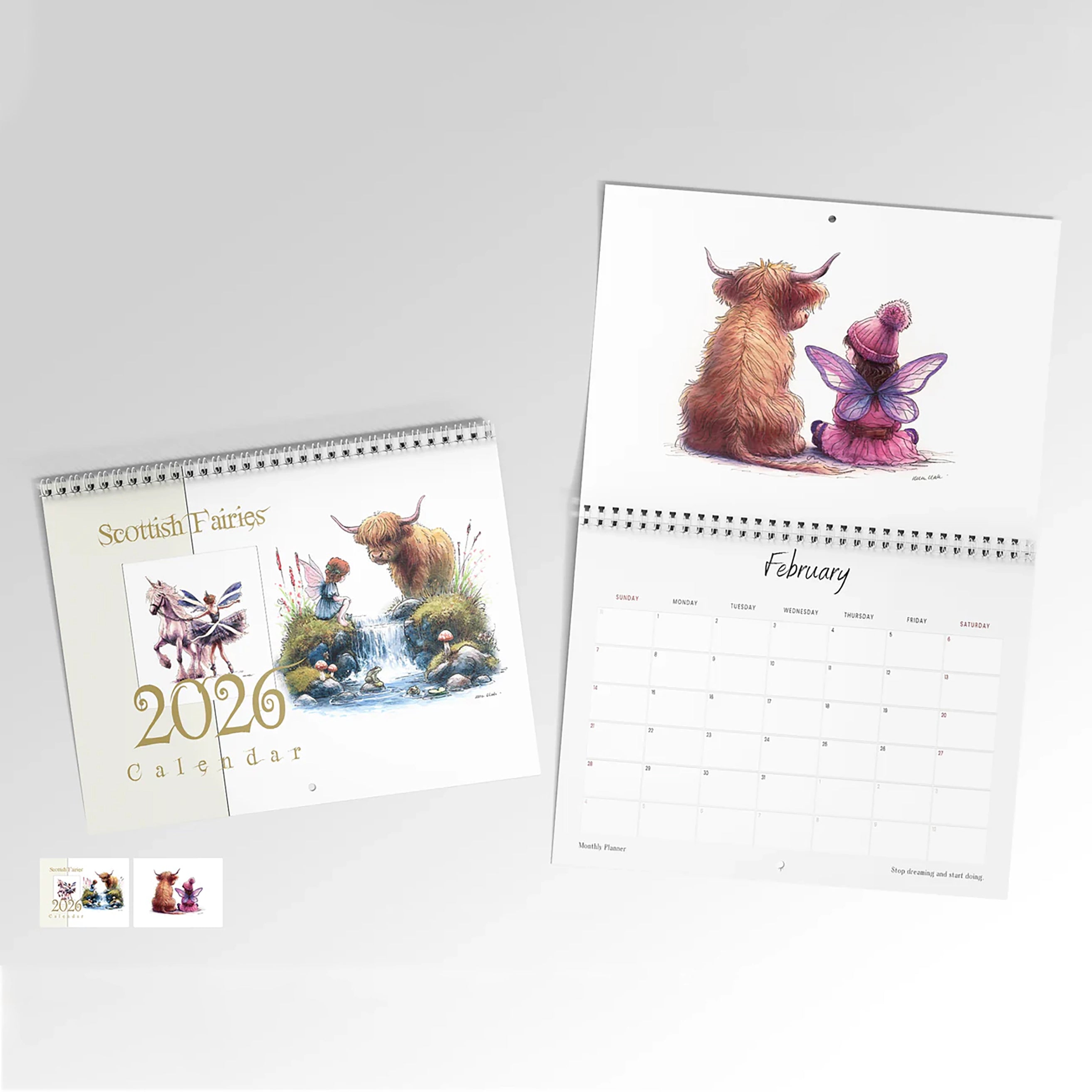 Scottish Fairy 2026 Calendar