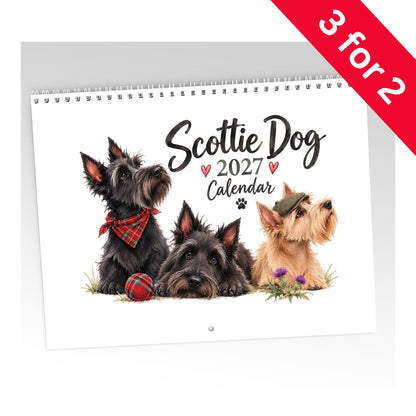 Scottie Dog Calendar 2027 Limited Release