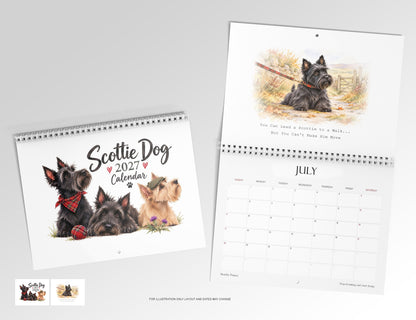 Scottie Dog Calendar 2027 Limited Release