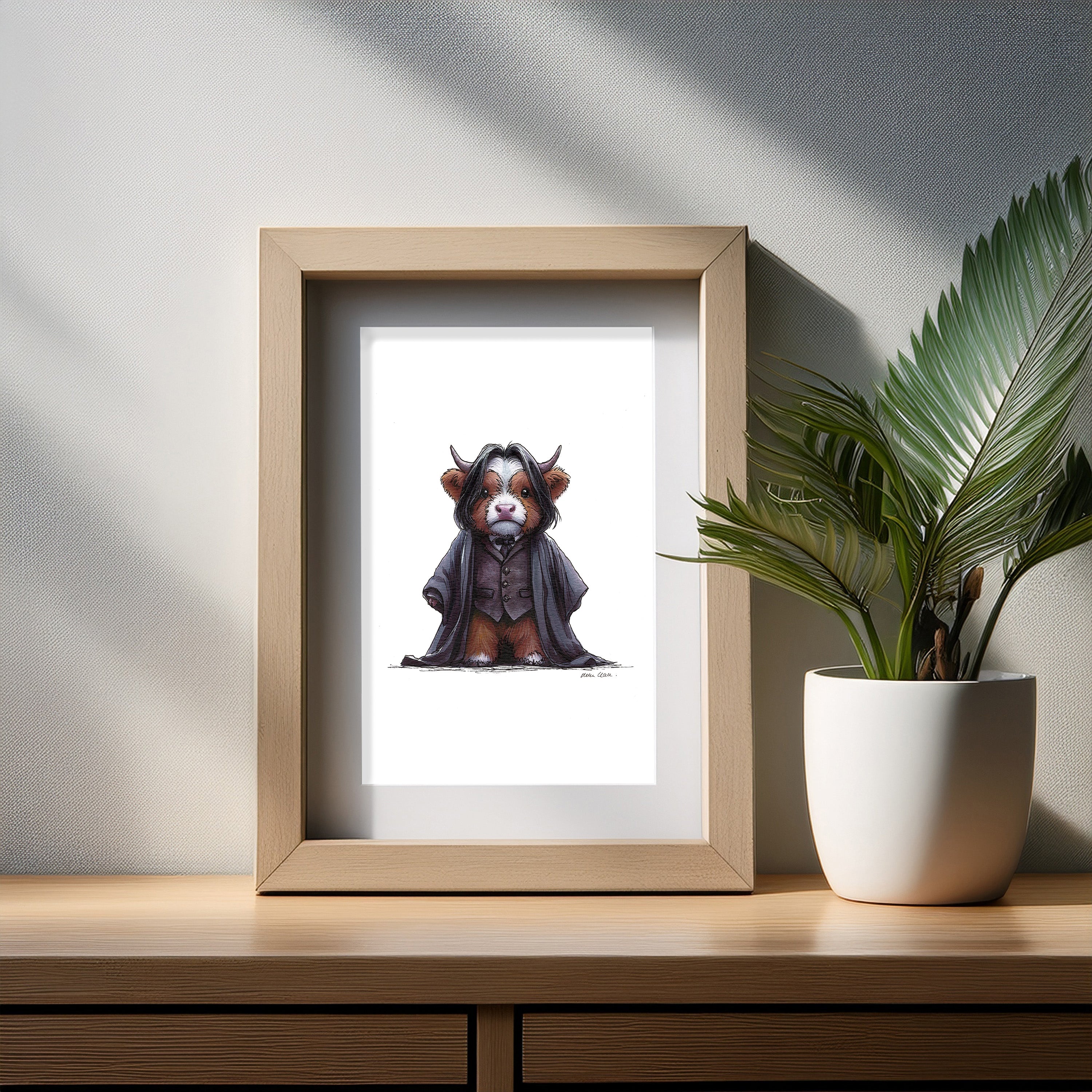 Severus Moo Art Print