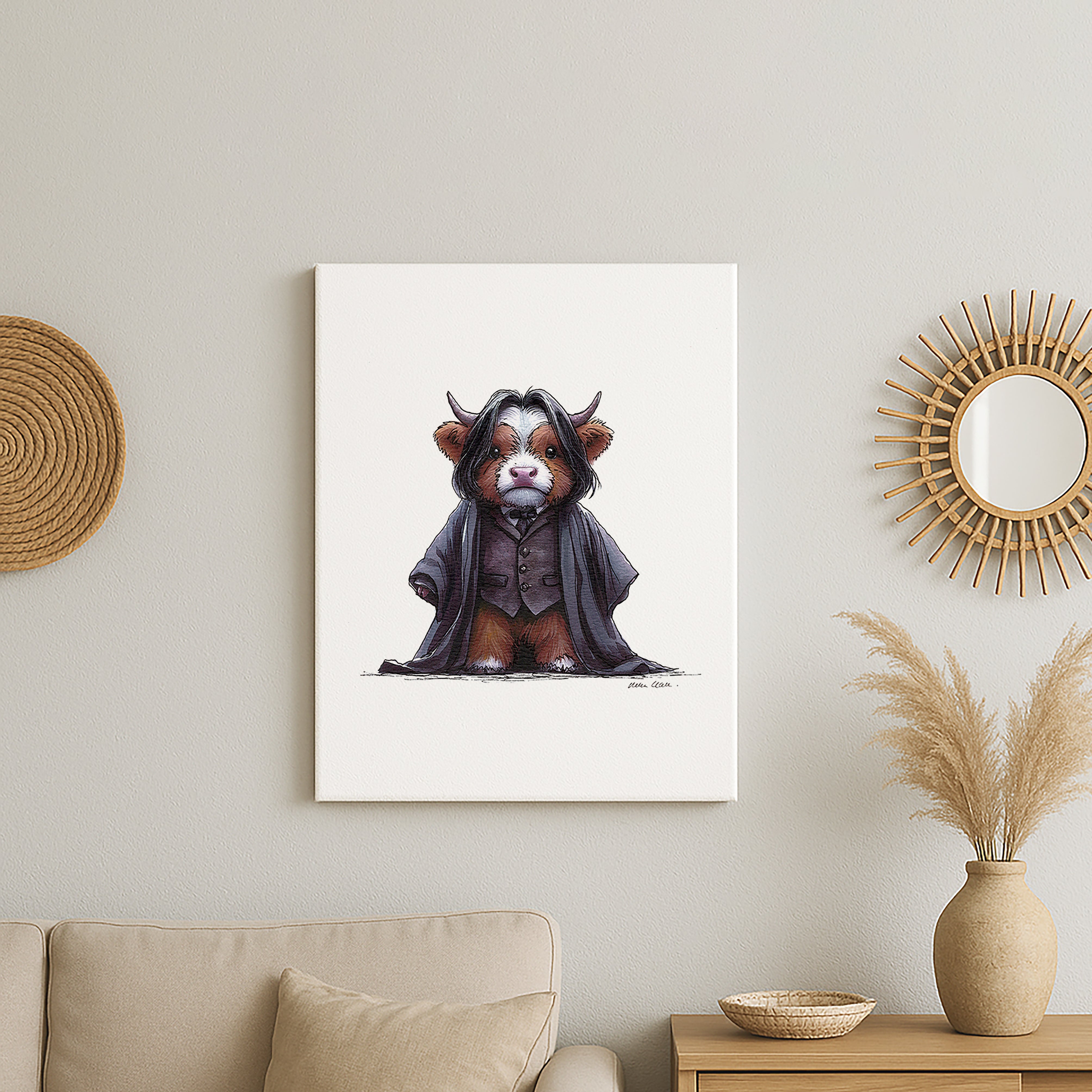 Severus Moo Canvas