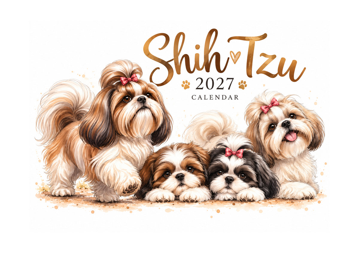 Shih Tzu Calendar Limited Release