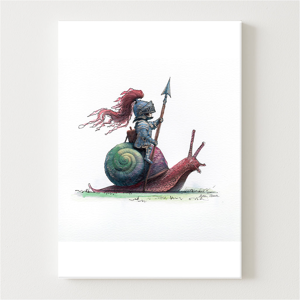 Sir Snailswift Canvas