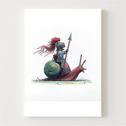 Sir Snailswift Canvas