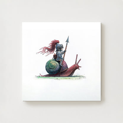 Sir Snailswift Canvas