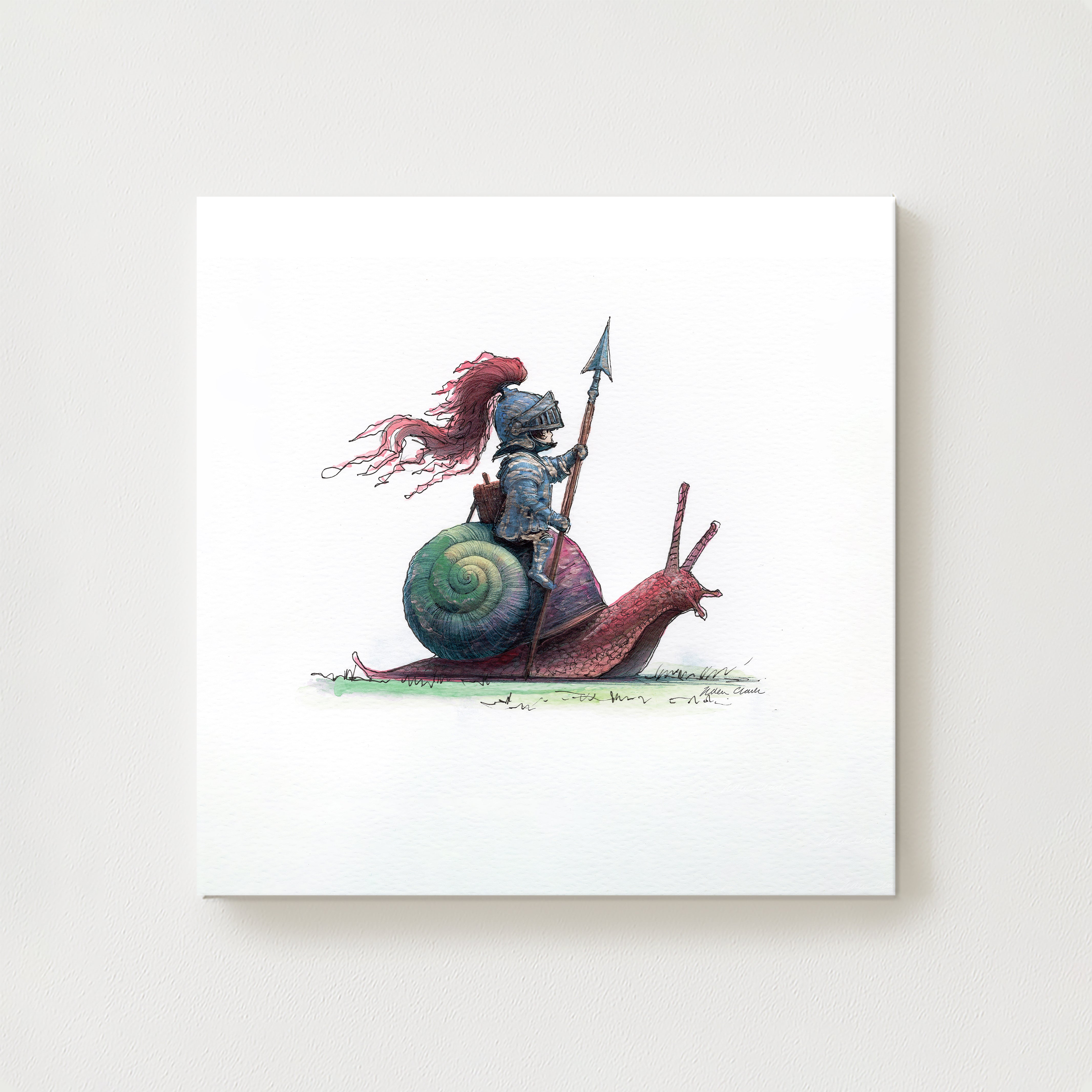 Sir Snailswift Canvas