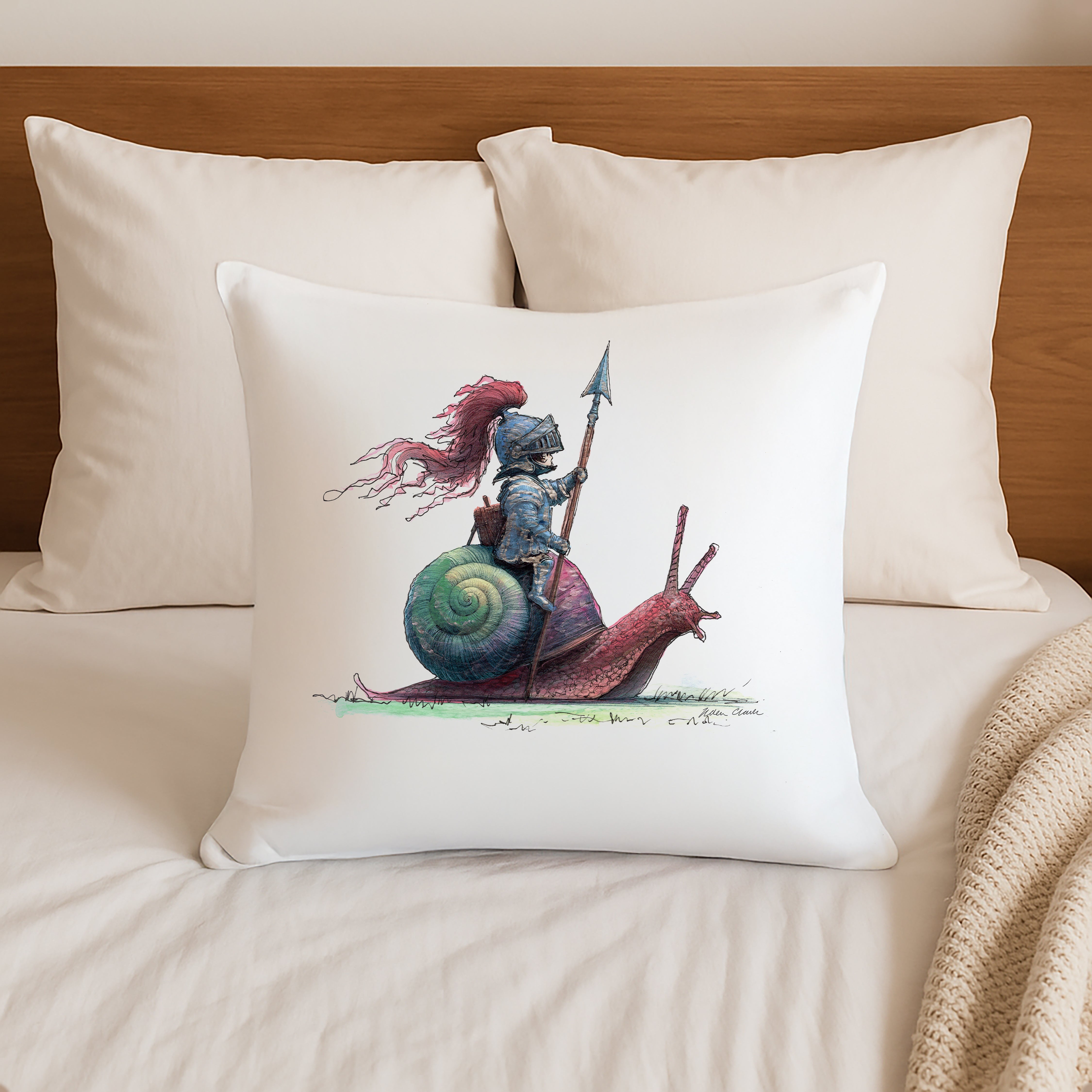 Sir Snailswift Cushion