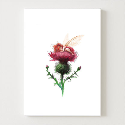 Sleepy Thistle Canvas
