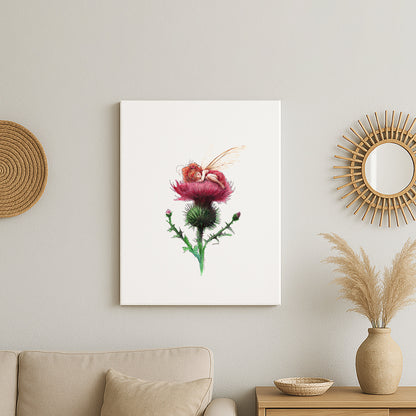 Sleepy Thistle Canvas