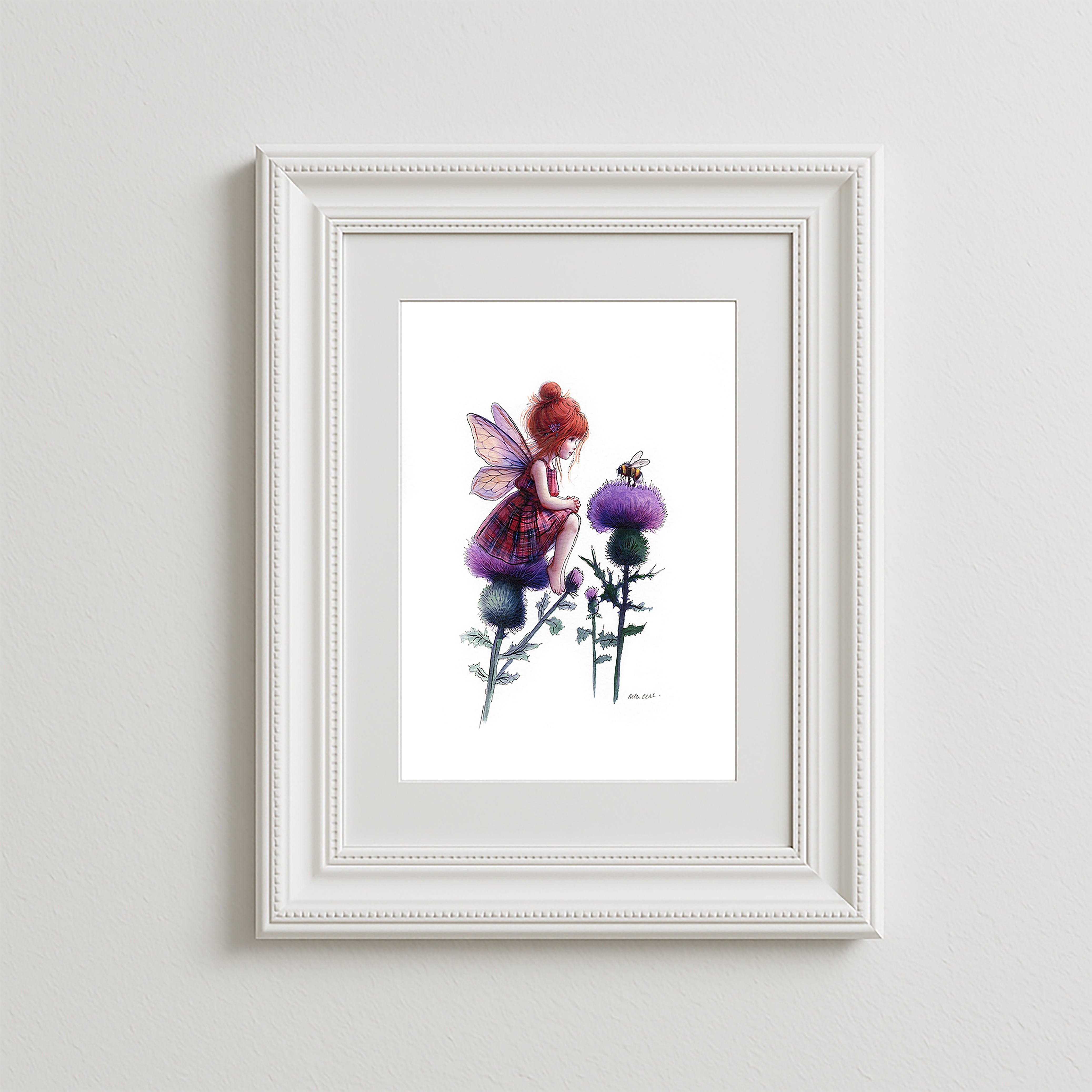 Spirit Of The Thistle Art Print
