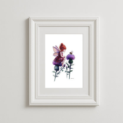 Spirit Of The Thistle Art Print