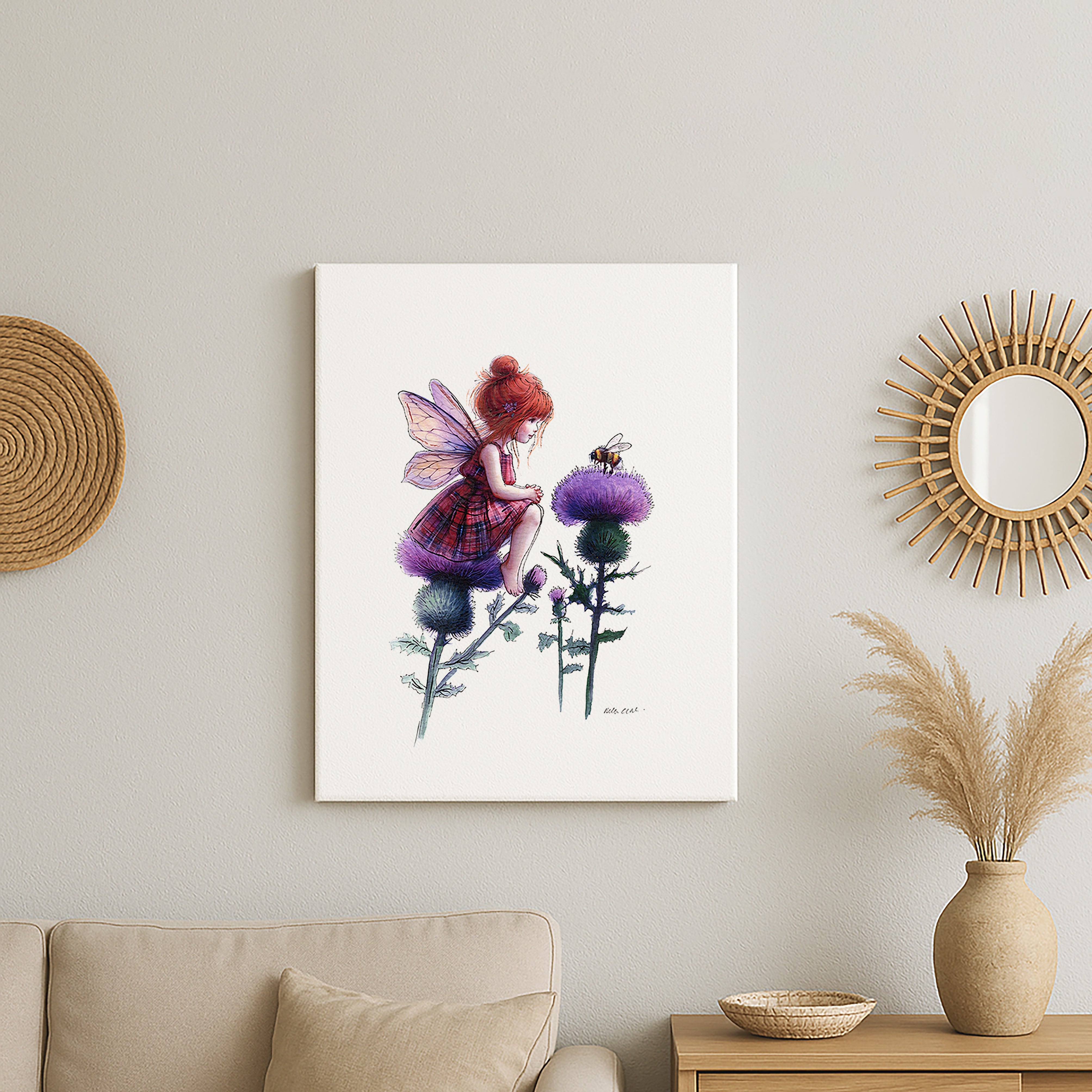 Spirit Of The Thistle Canvas
