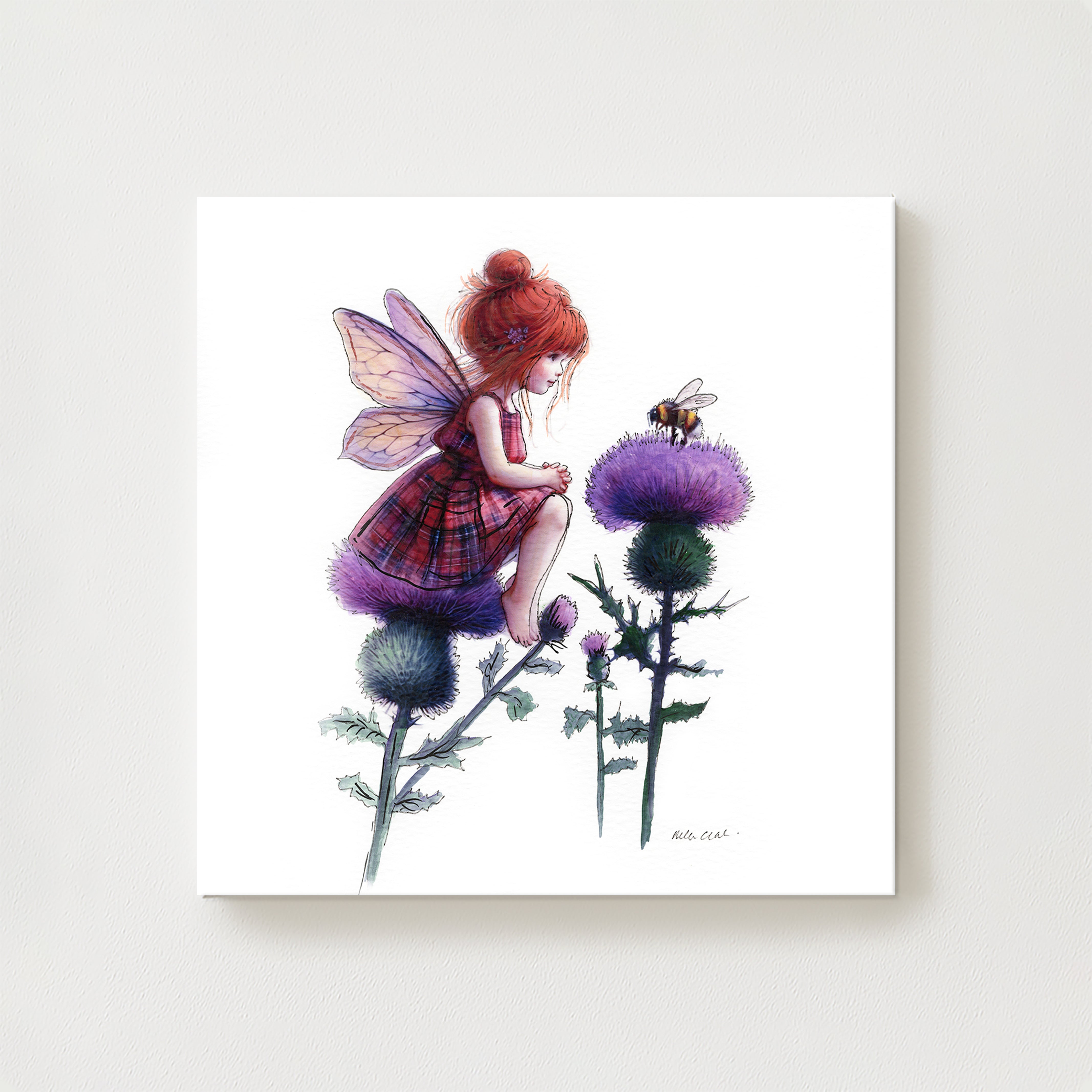 Spirit Of The Thistle Canvas
