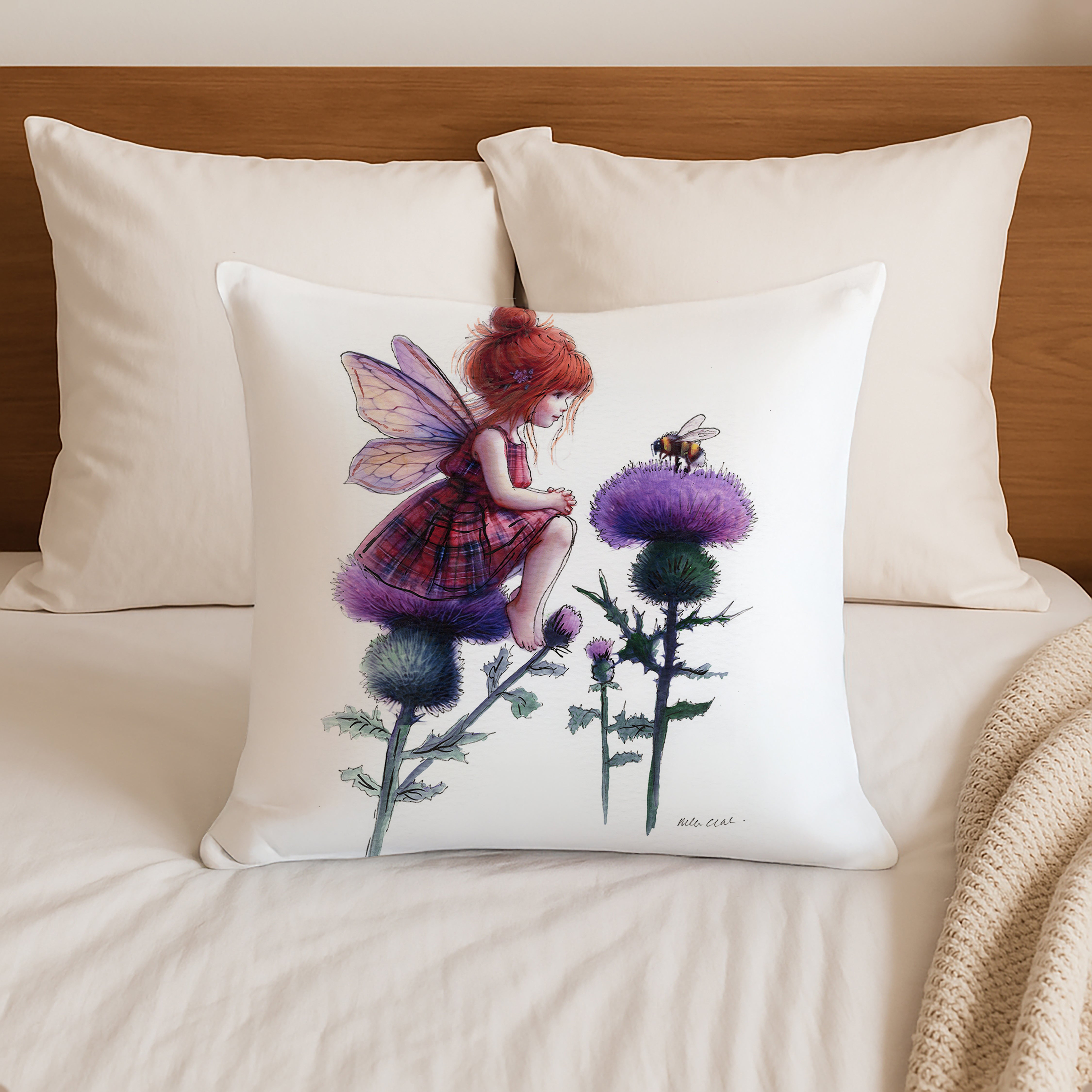 Spirit Of The Thistle Cushion