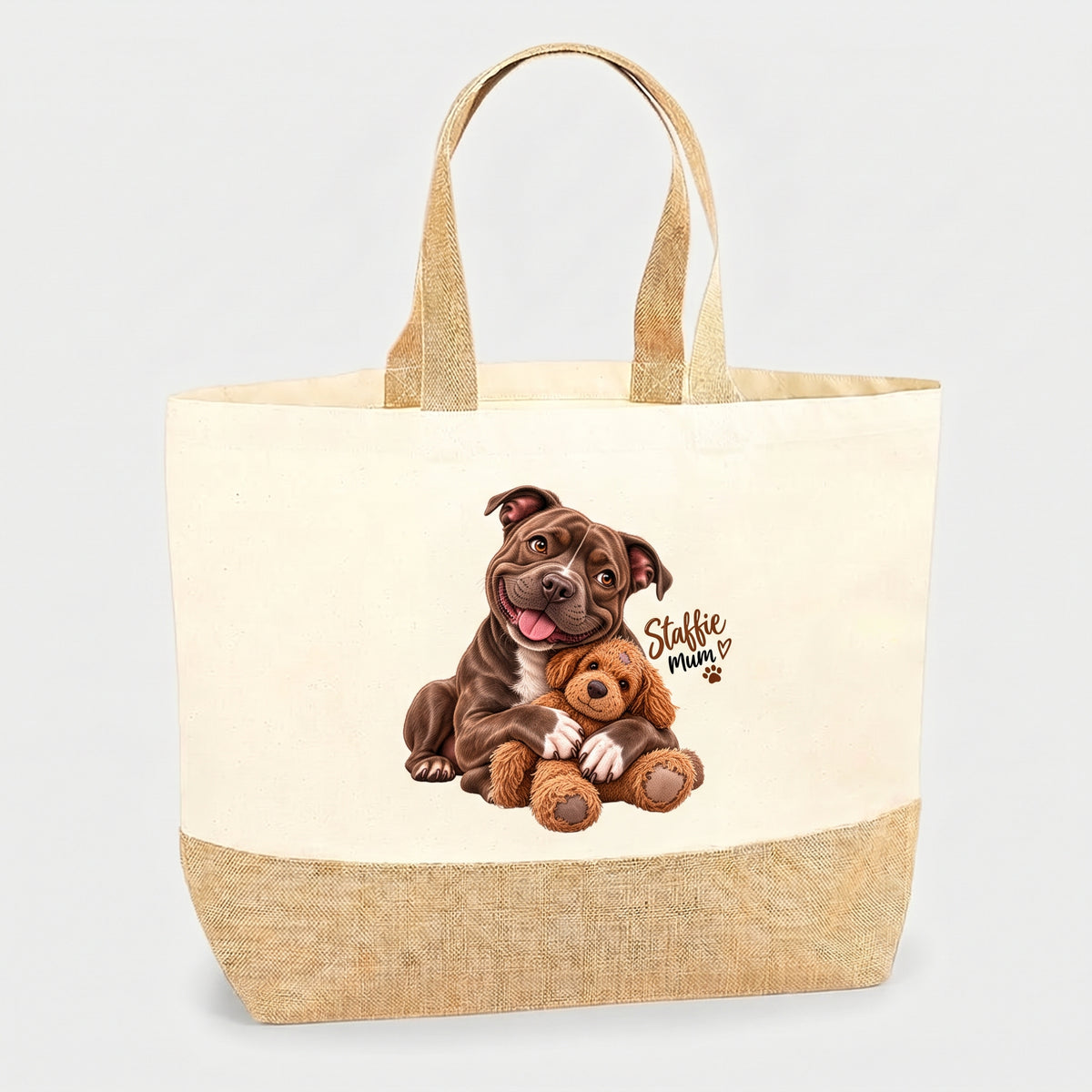 The Staffie Mum Tote Bag