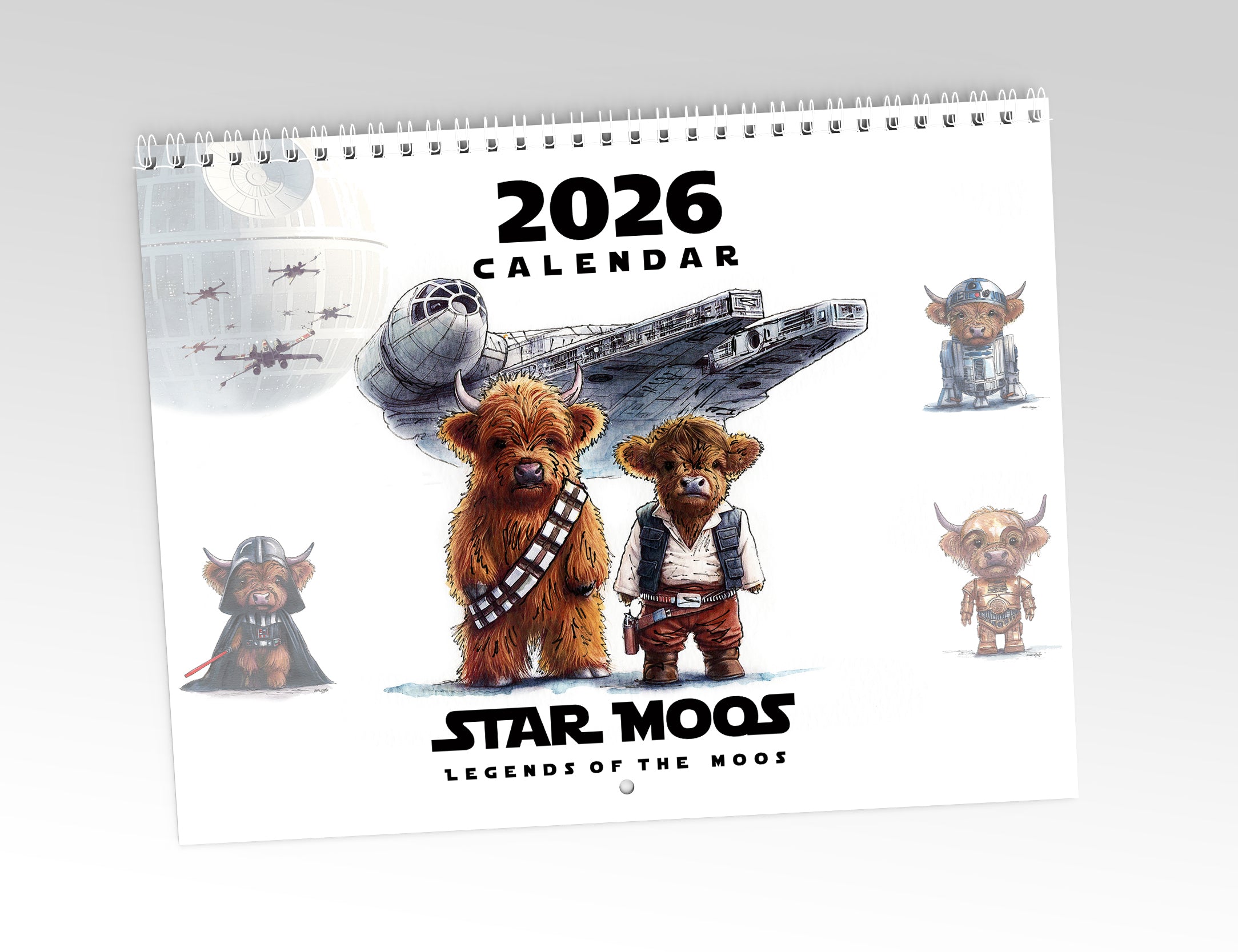 NEW Star Moos Legends of the Highlands 2026 Calendar