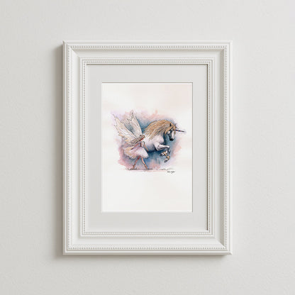 Starlit Bond Art Print