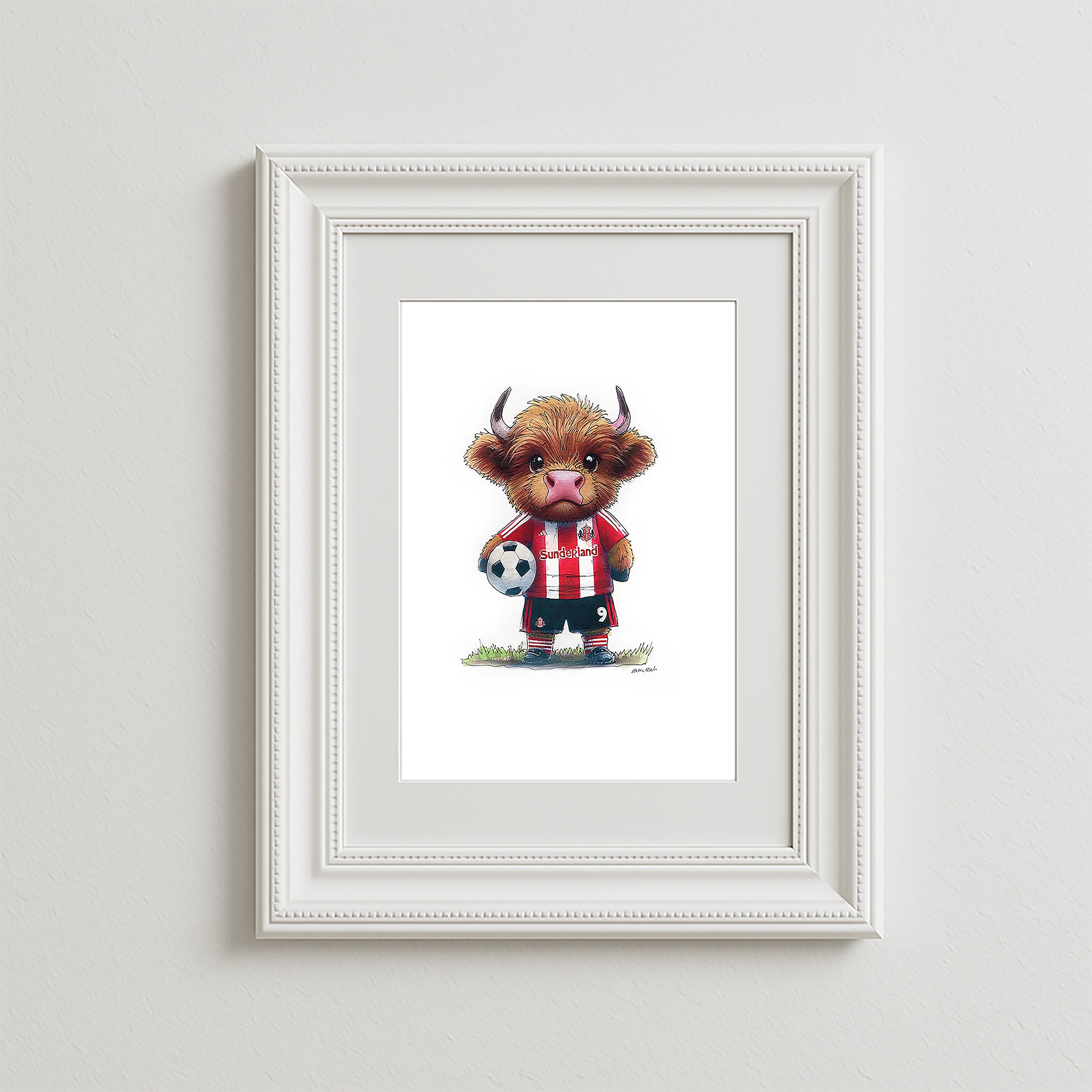 Sunderland Moo Art Print