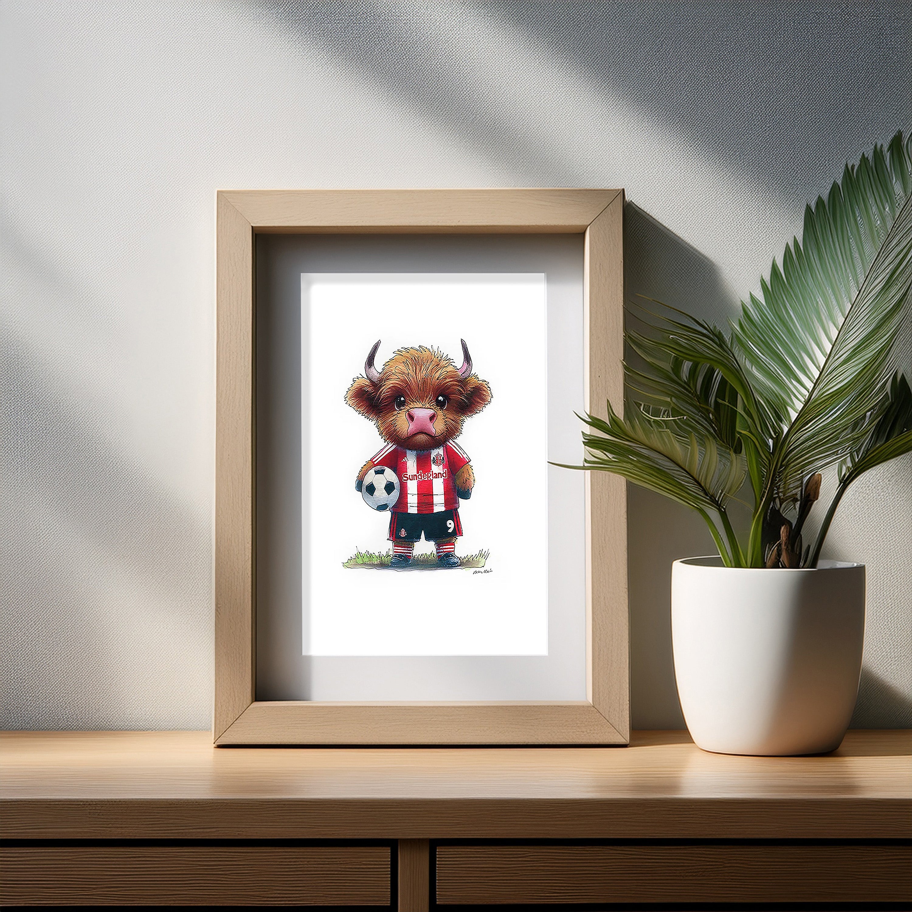 Sunderland Moo Art Print