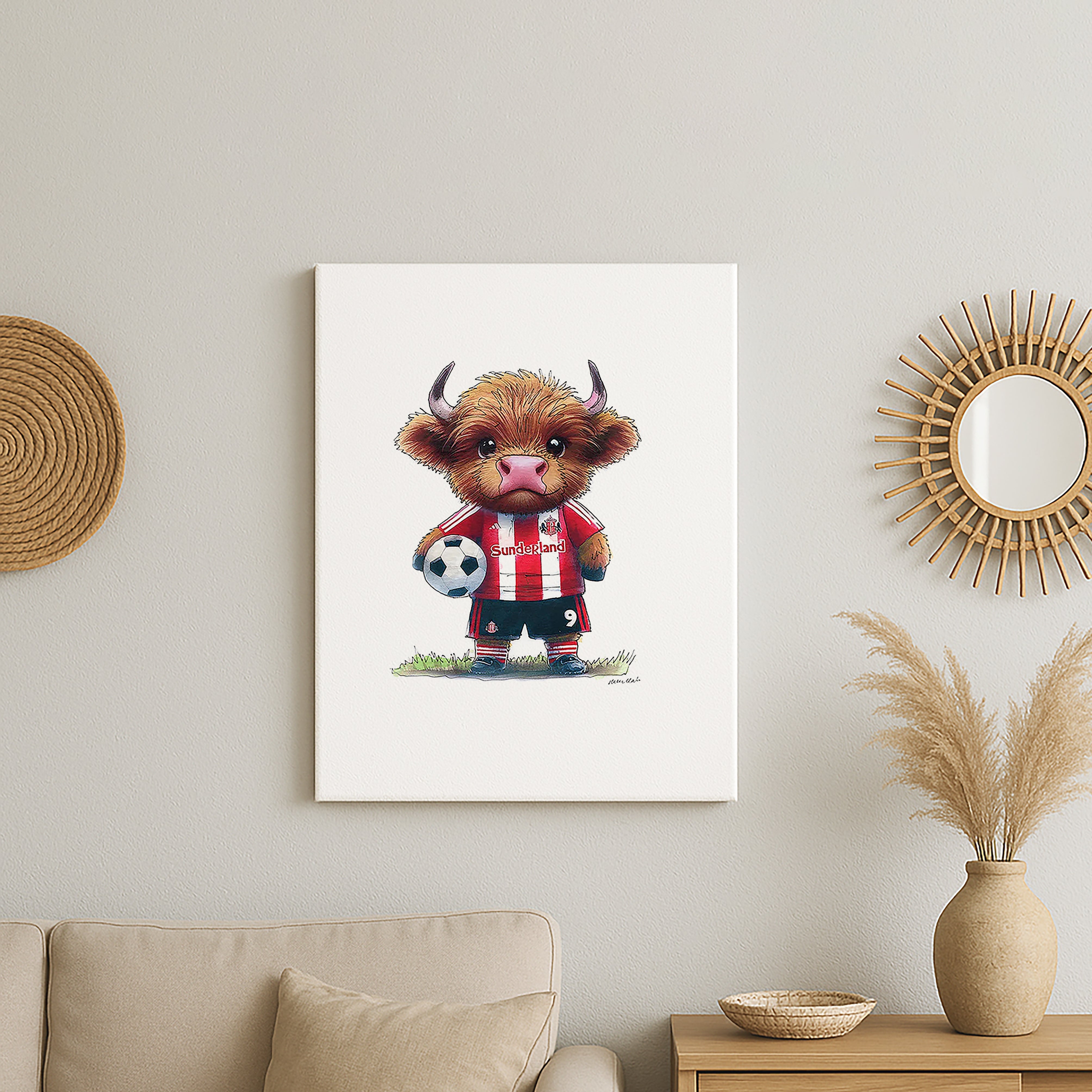 Sunderland Moo Canvas