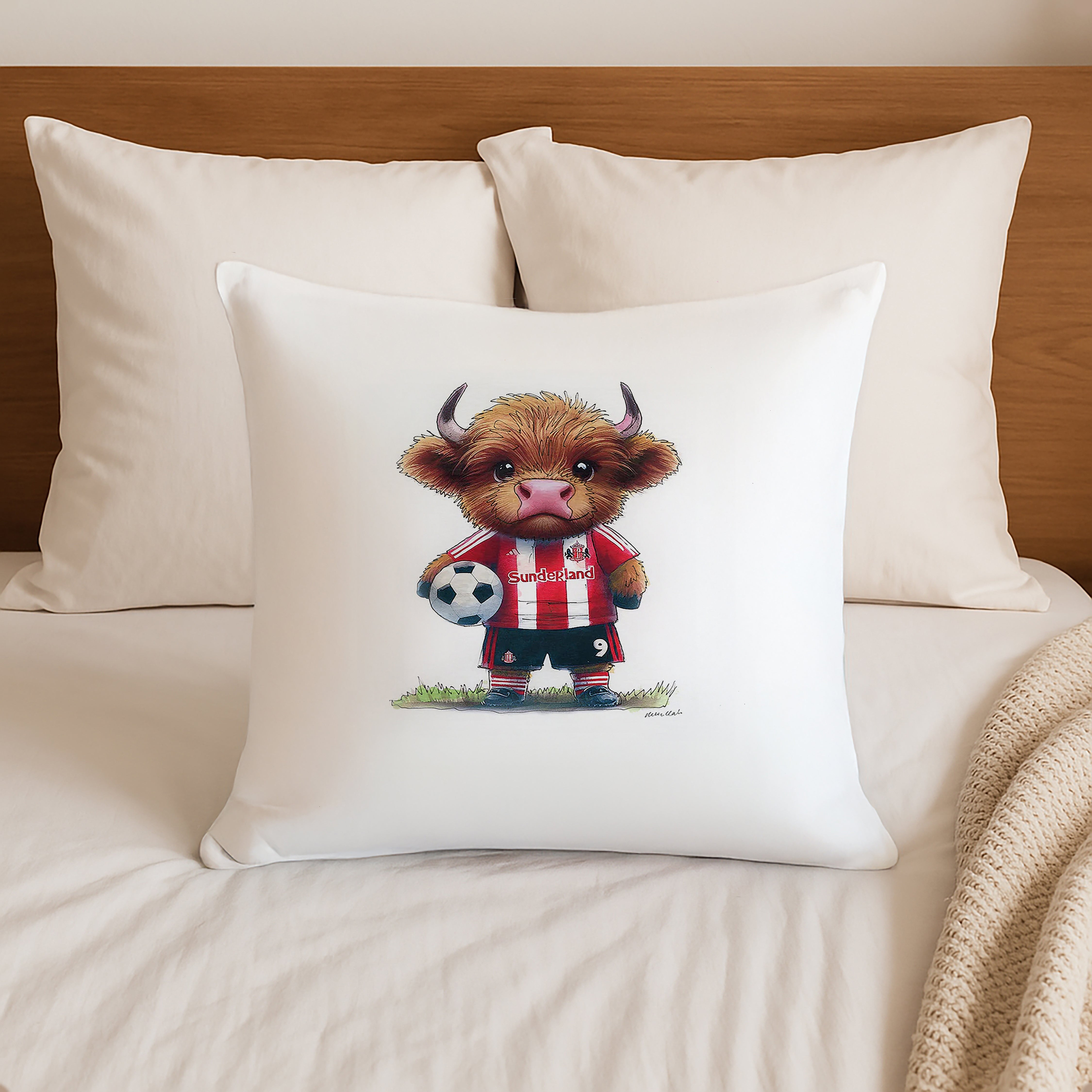 Sunderland Moo Cushion