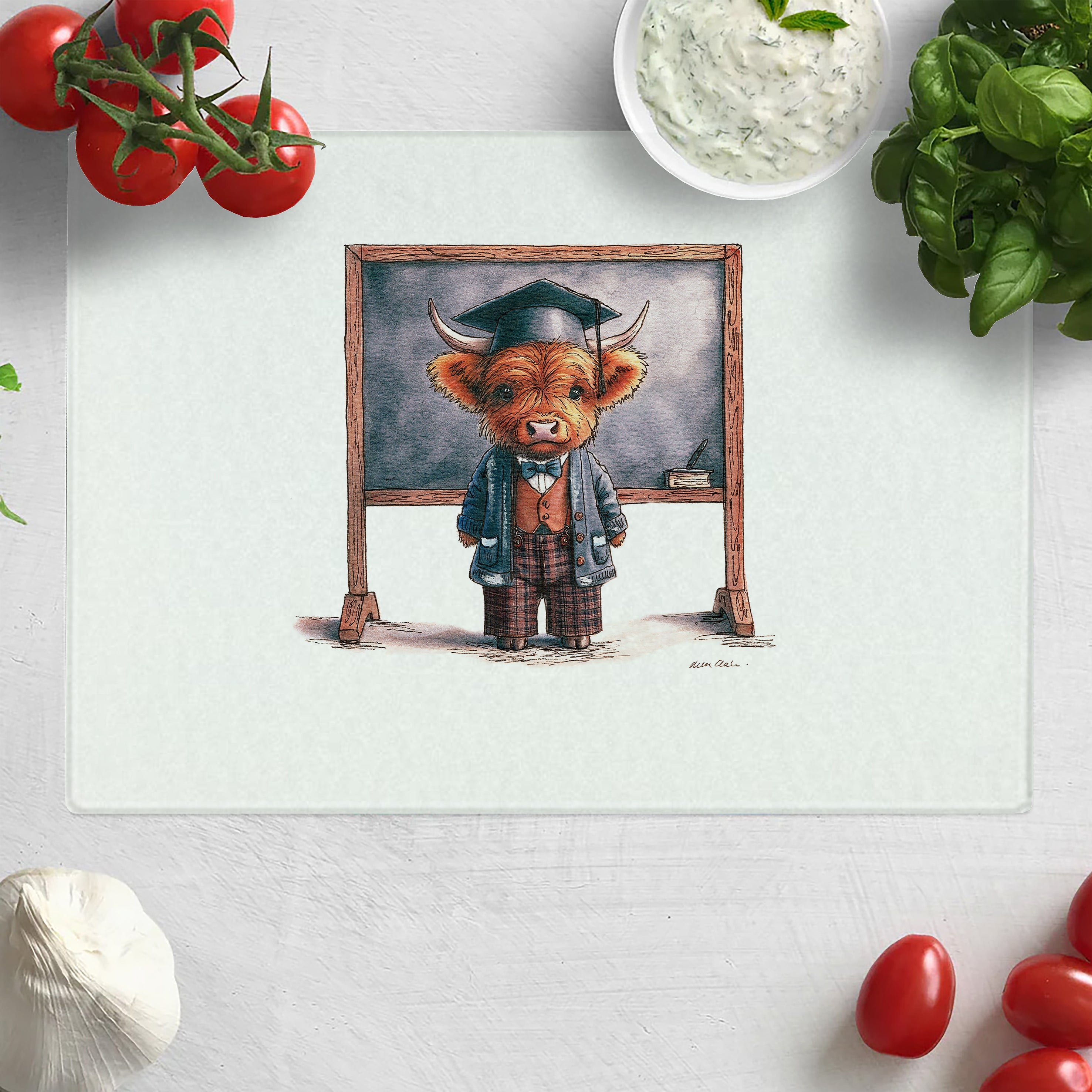 Teacher Moo Chopping Board