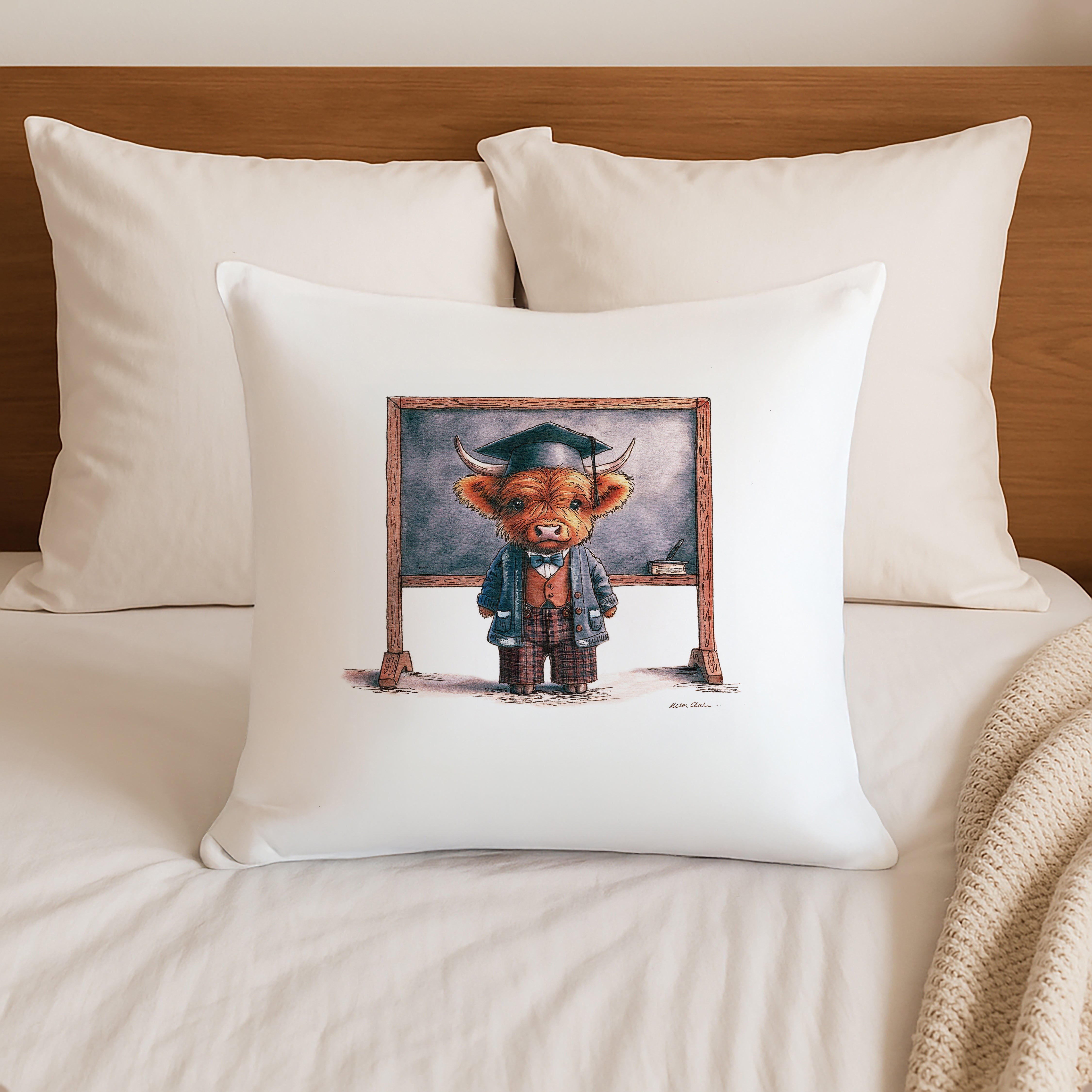 Teacher Moo Cushion