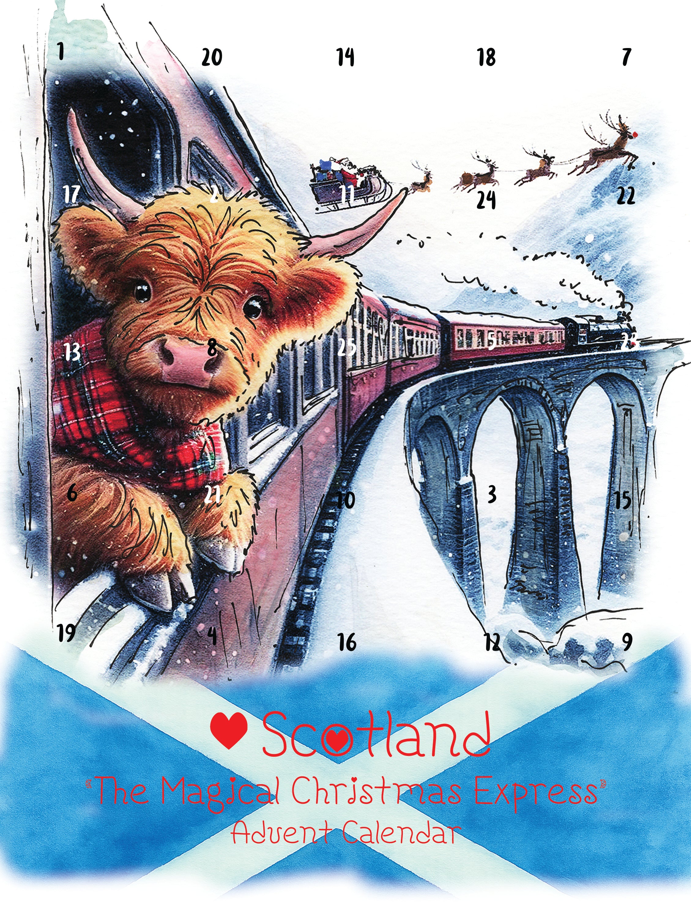 The Magical Christmas Express Advent calendar LIMITED RELEASE 250