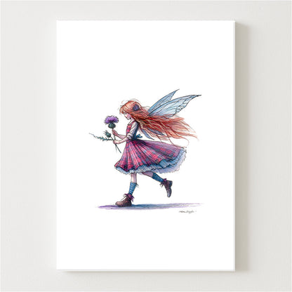 Thistle Kissed Magic Canvas