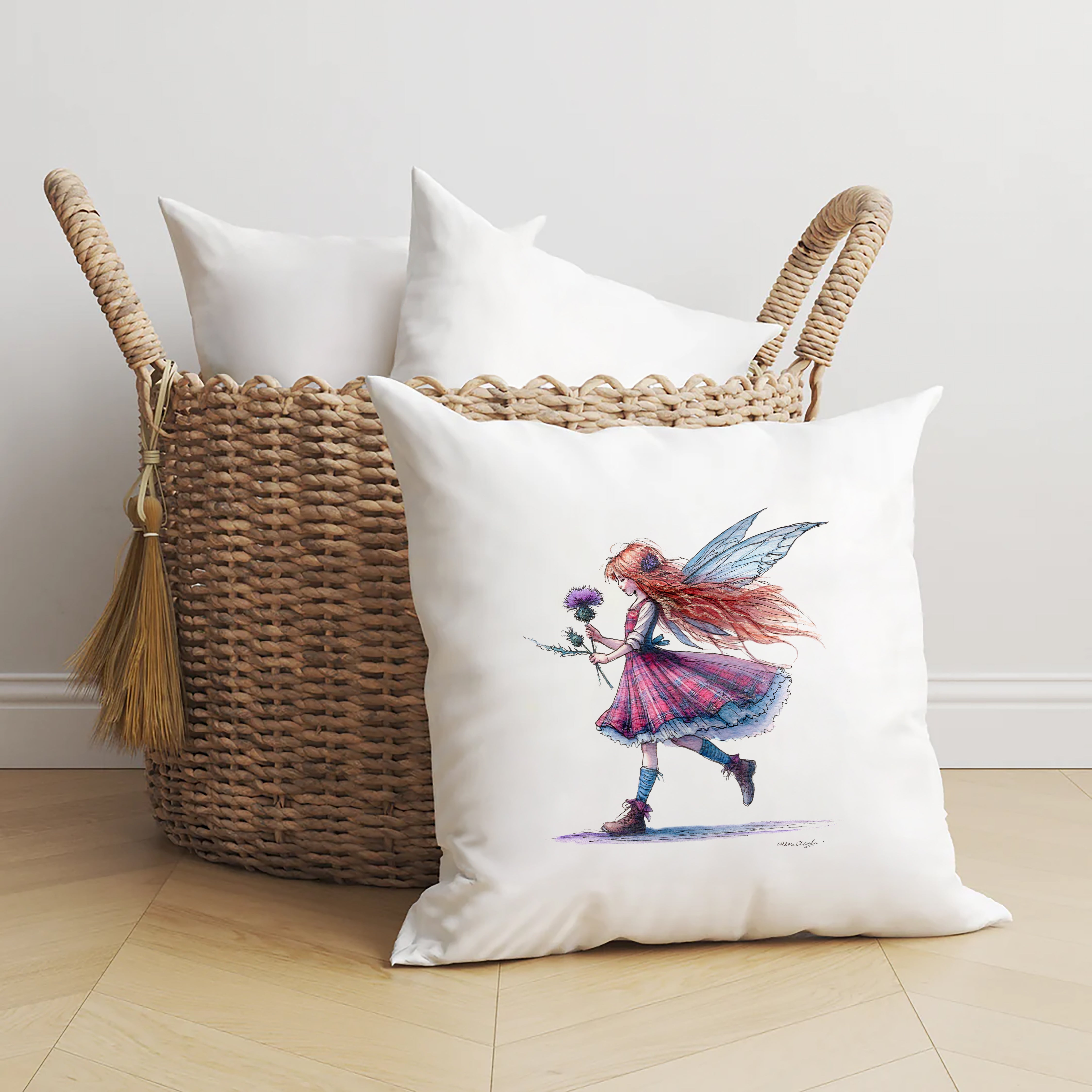 Thistle Kissed Magic Cushion