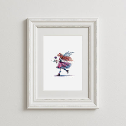 Thistle Kissed Magic Art Print