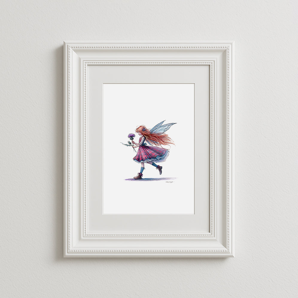 Thistle Kissed Magic Art Print
