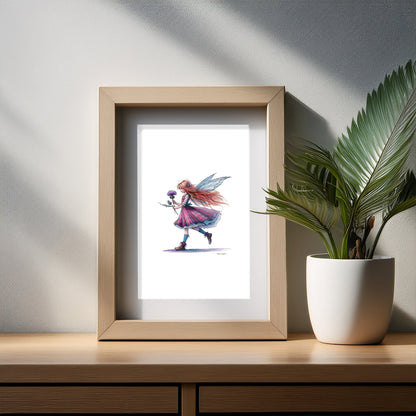 Thistle Kissed Magic Art Print